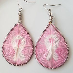 Lovely Pink Earrings in honor of Breast Cancer Awareness